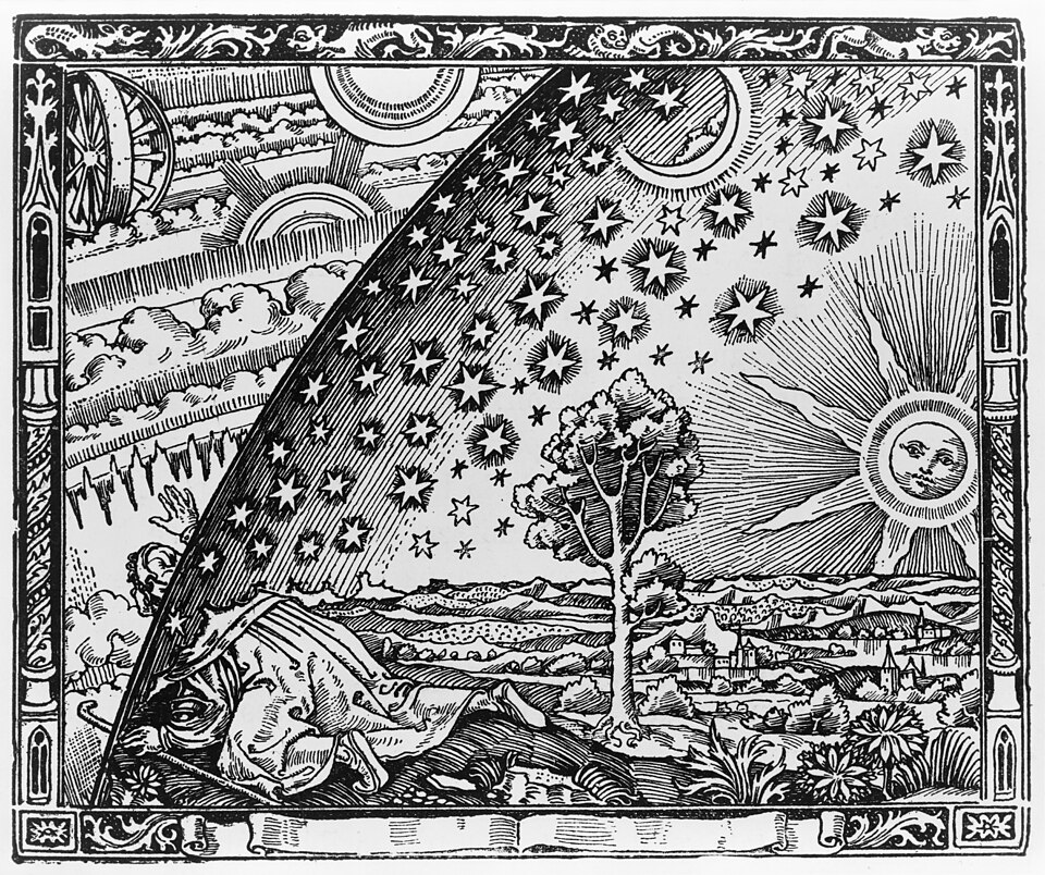 Flammarion engraving, Paris 1888