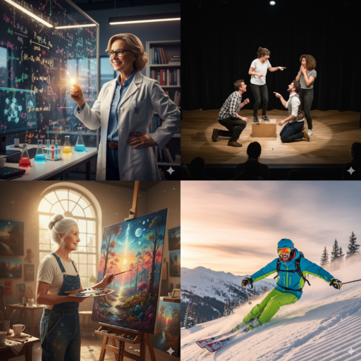 Different people in ‘Flow state’